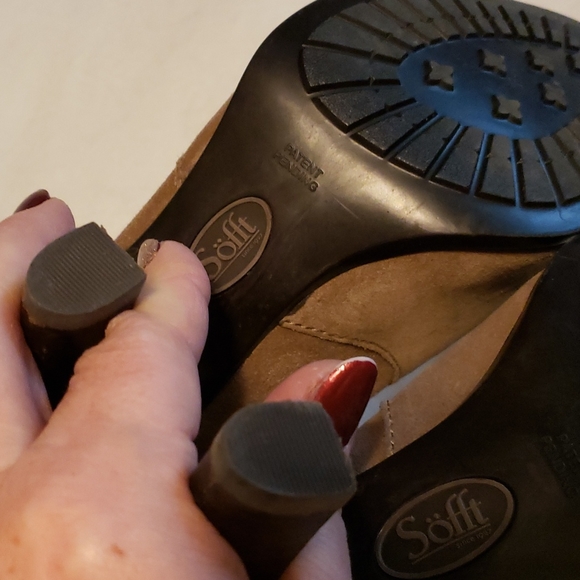 Sofft Slouchy Tall Suede Heeled Boot - Picture 6 of 14